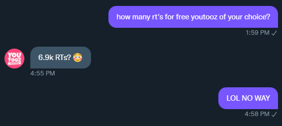 KryptLMAO's tweet photo. guys, @youtooz has spoken. make it happen!!!! https://t.co/bifVZKwhus