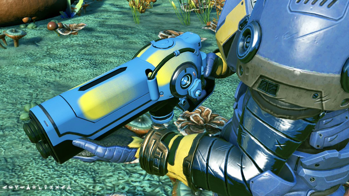 ThinkingViolet's tweet photo. Iโm way late for Monday Madness, but here are some of my fave weapons!
#NoMansSky
#NMSWeapons
#MondayMadness
For @marty_merrick & @BadMrRictus https://t.co/7OmkKUgPM1