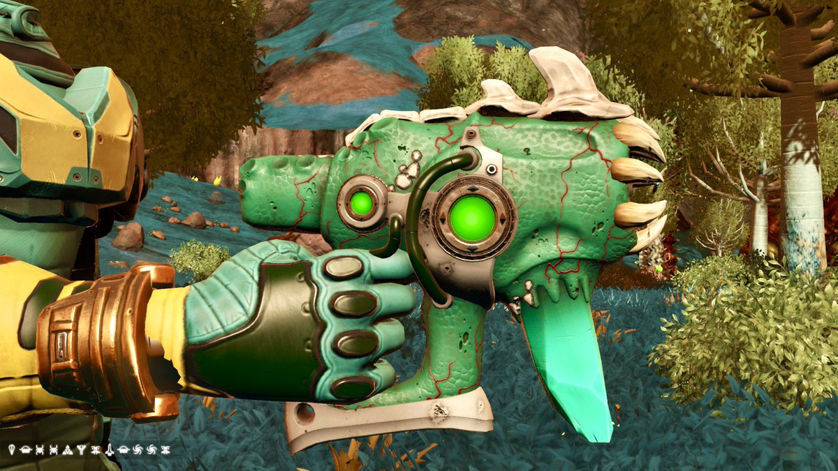 ThinkingViolet's tweet photo. Iโm way late for Monday Madness, but here are some of my fave weapons!
#NoMansSky
#NMSWeapons
#MondayMadness
For @marty_merrick & @BadMrRictus https://t.co/7OmkKUgPM1