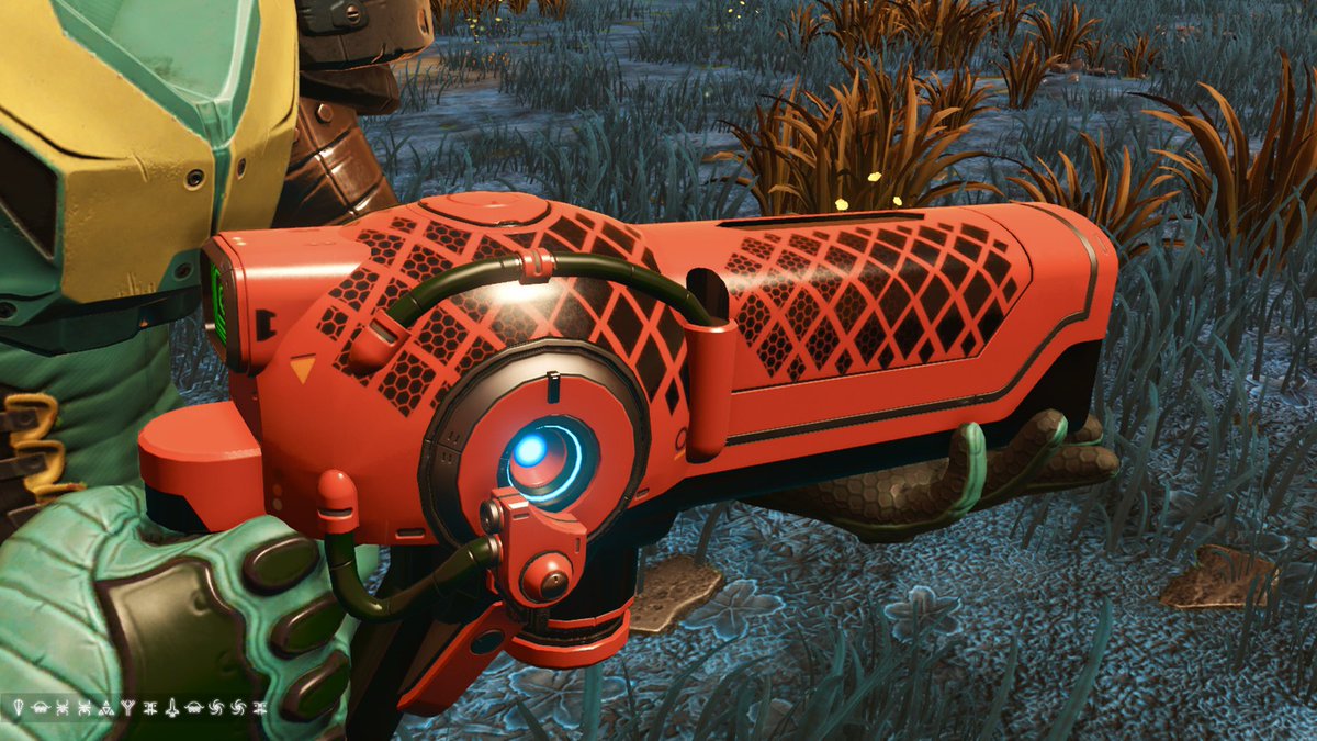 ThinkingViolet's tweet photo. Iโm way late for Monday Madness, but here are some of my fave weapons!
#NoMansSky
#NMSWeapons
#MondayMadness
For @marty_merrick & @BadMrRictus https://t.co/7OmkKUgPM1