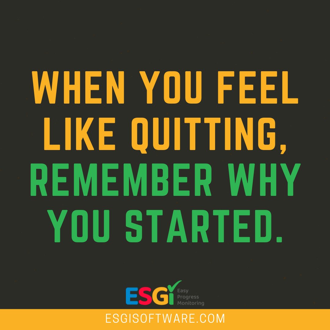 We know it is a tough time to be a teacher.  Your students are relying on you to remember why you became one in the first place.  Remember your why.
#esgisoftware #rememberyourwhy #teachershelpingteachers