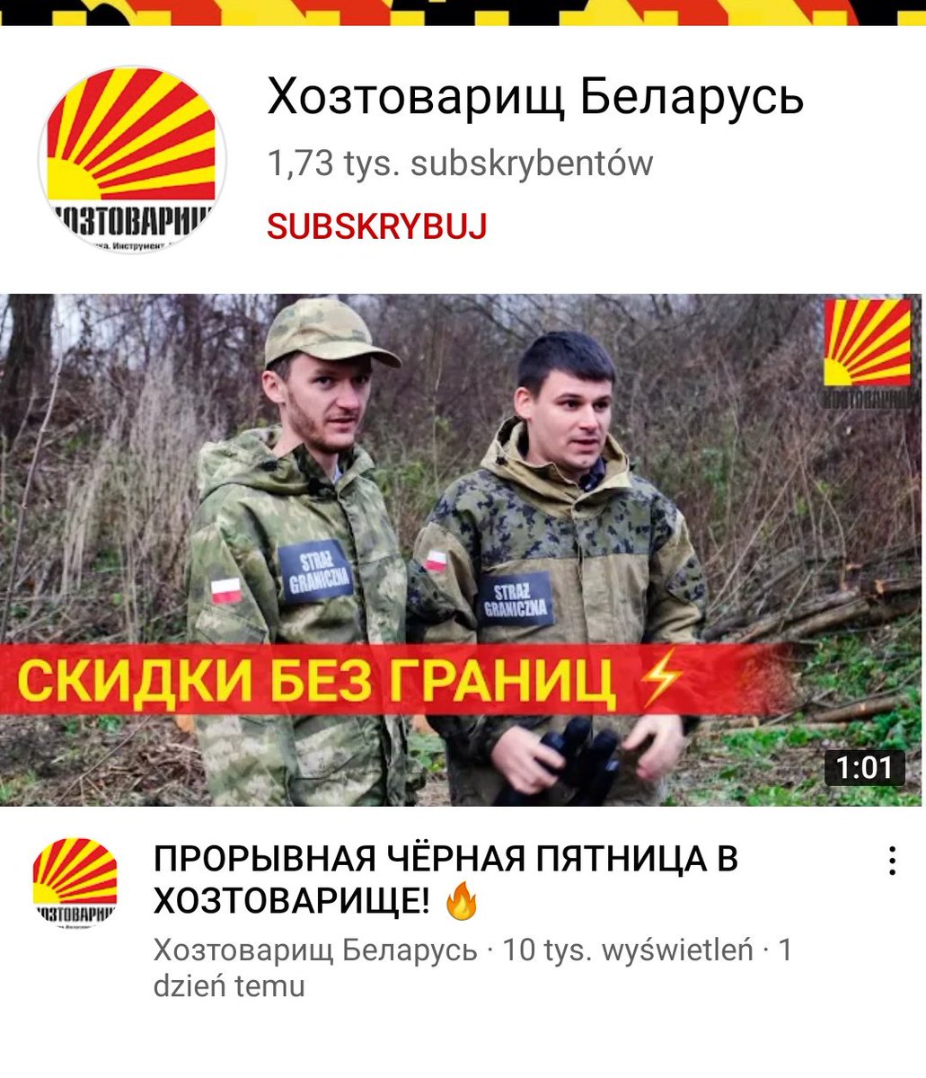Anna_Mierzynska's tweet photo. Nie wierzę. Nie wierzę, że białoruski sklep internetowy wypuścił taką reklamę. 🤦🤦🤦

Ps. To nie fake, ten kanał na YT jest podlinkowany pod stronę sklepu hoztov. by
https://t.co/HiN0JPHabY https://t.co/m35zbE20lm