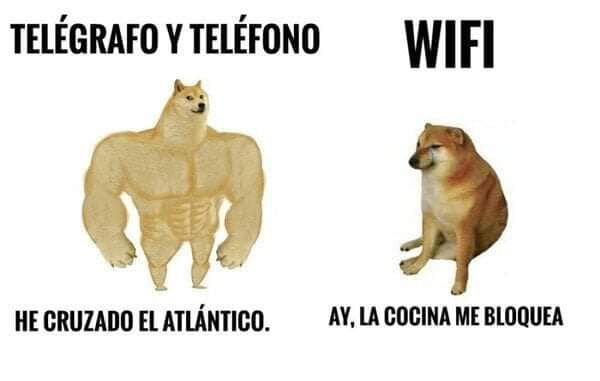 A veces me dan ganas de comprar la cerradura o el video portero inteligente de wifi, pero luego pienso que la señal de wifi se corta en la cocina y se me quitan las ganas... #wifi #5GThings #smarthome