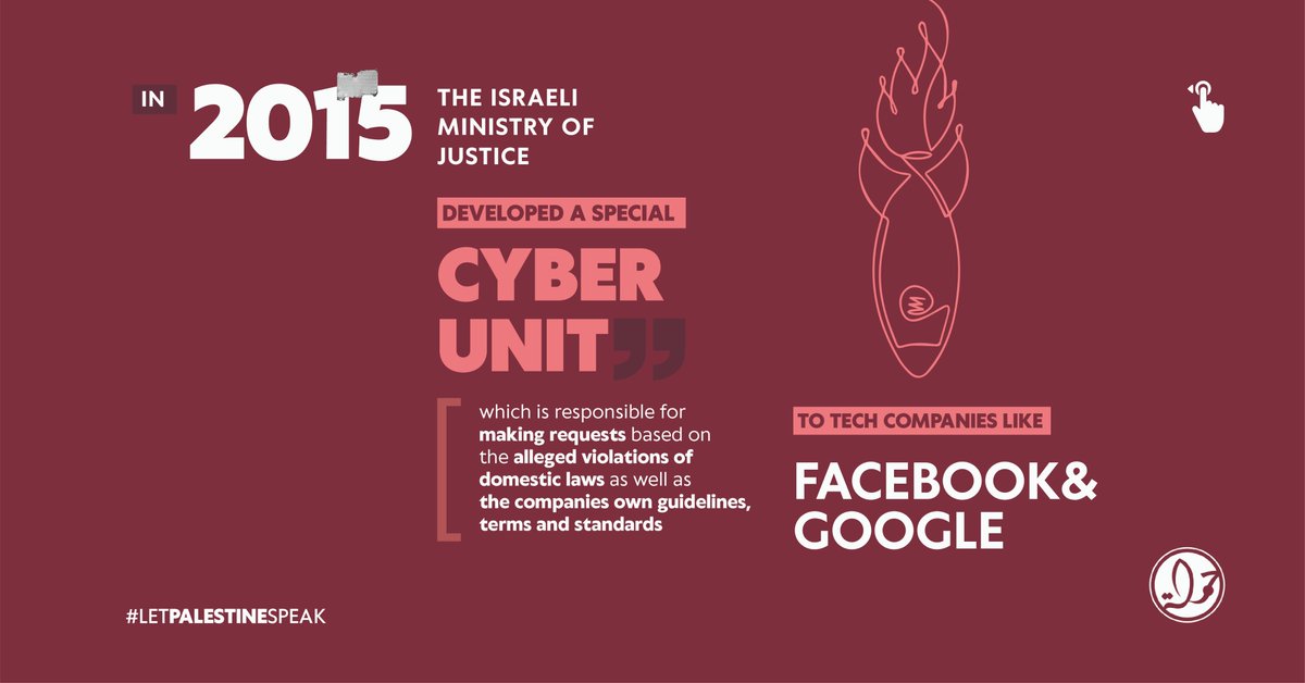 7amleh's tweet photo. Have you ever heard of the Israeli cyber unit? and what is its role in silencing Palestinians?
Check out this post to know more!
#LetPalestineSpeak #EndDigitalDiscrimination https://t.co/k3J7l8bleF
