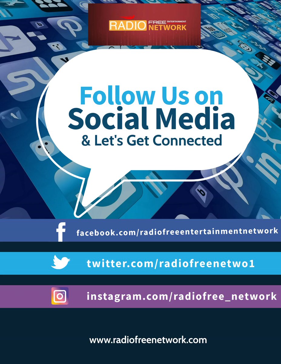RadioFreeNetwo1's tweet photo. Follow us on Social Media. Radio Free Entertainment Network.  Our streaming radio platform provides a 24/7 digital listening experience.  Download the Radio Free Network App today and listen on the go. 
 
#chrisdominic #localradio #radiofreeentertainment #followus #rfen 
-- https://t.co/Julz6RcWrS
