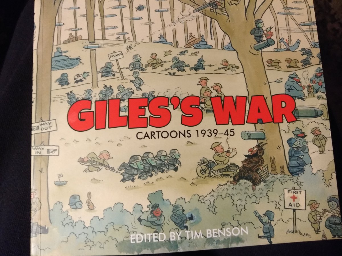 maryboys1's tweet photo. Comic hall! Scored about 500 copies of the Beano and Dandy (for the boy) and this nifty collection of Giles WWII (for me) #britishcomics #dcthompson #giles #cartoons https://t.co/d88lybx7te