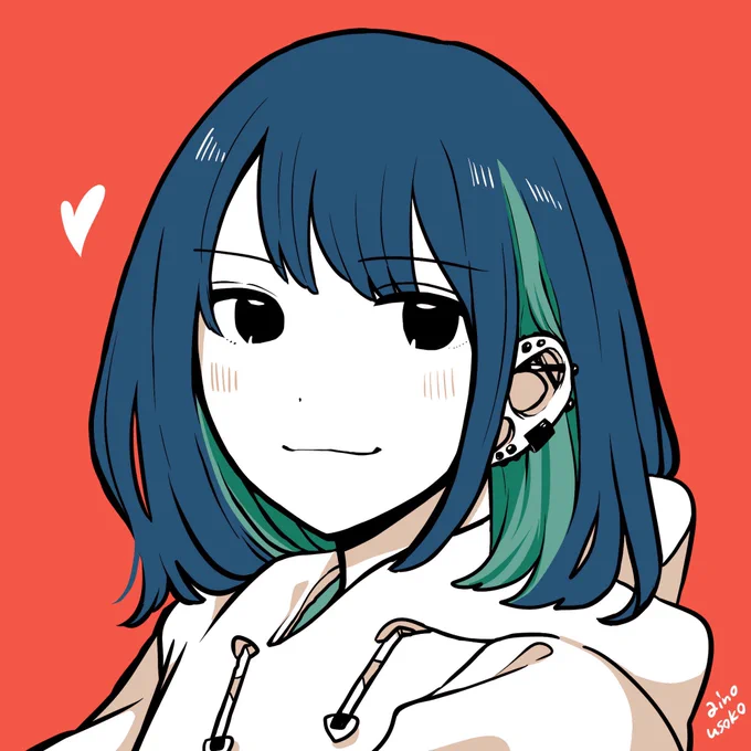 勝手に描かせていただきました…!おにぎりまんさん( )のウチの娘のにぎちゃんです! 