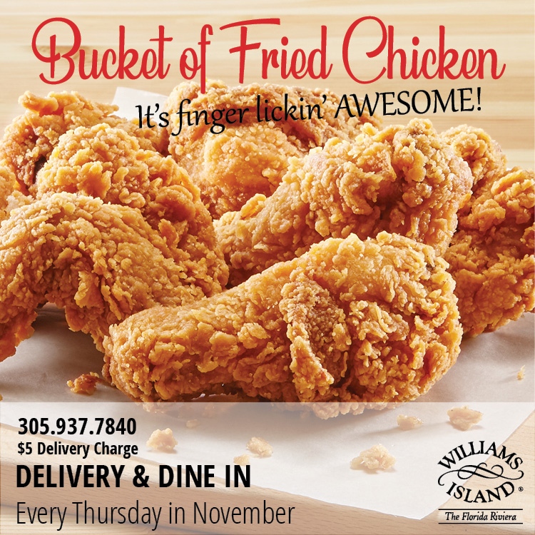 WIslander33160's tweet photo. Join us every Thursday for some mouth watering Fried Chicken!!

Included Sides
Buttered Rolls
Loaded Mashed Potatoes
Buttered Brussels Sprouts Baked Beans
Mac n Cheese
Chocolate Chip Cookies

🤤 #williamsisland #williamsislandclub #friedchicken #homestyle #islandgrille https://t.co/FkUa7pTrLb