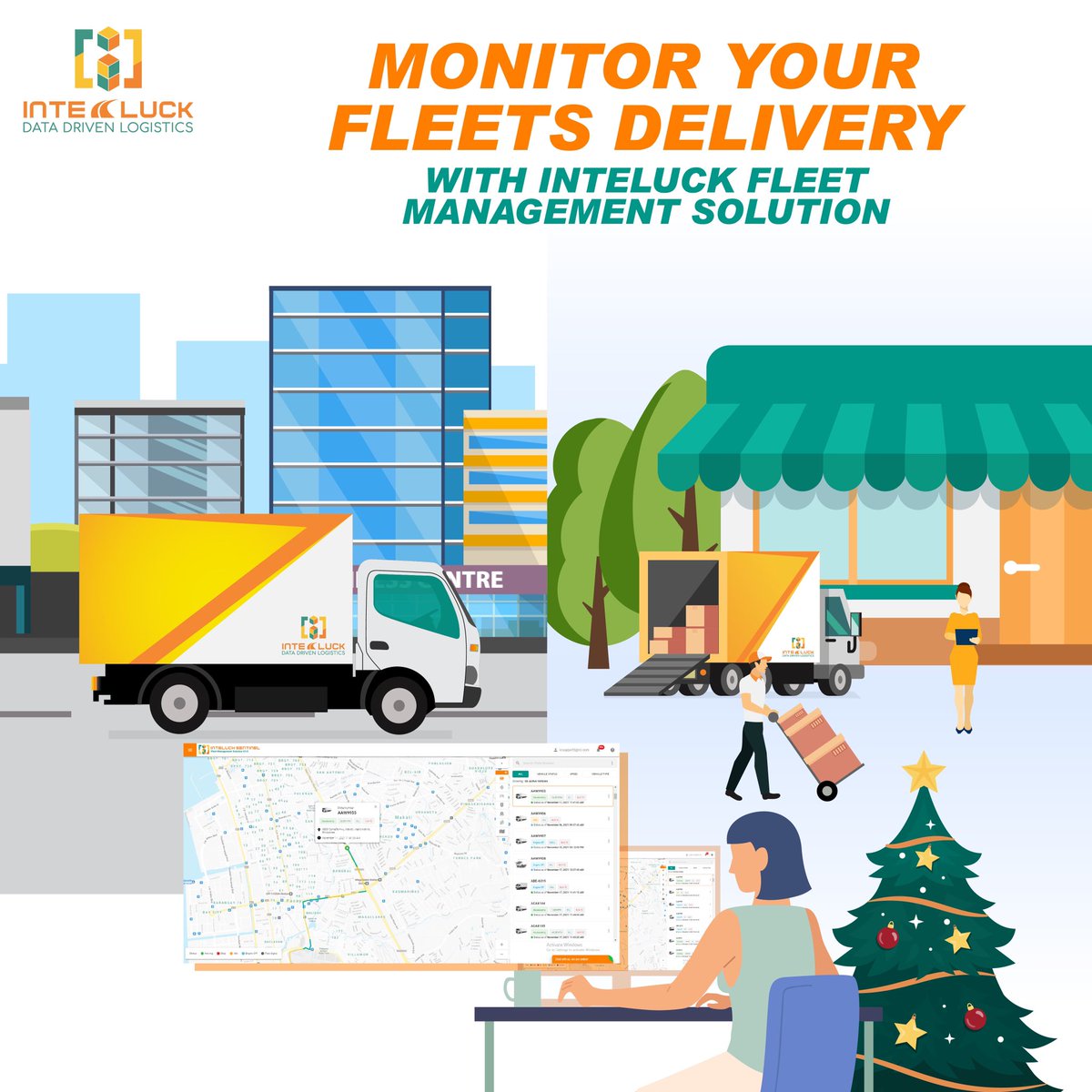 InteluckCorp's tweet photo. Enjoy free access to our Fleet Management Solution System. You can check and monitor your fleets Exact Location and ETA if you book your delivery with Inteluck!

Book your delivery with us! Your one stop logistics partner perfect for your business! 🚚🚚🚚 https://t.co/eh3ywl7bTu