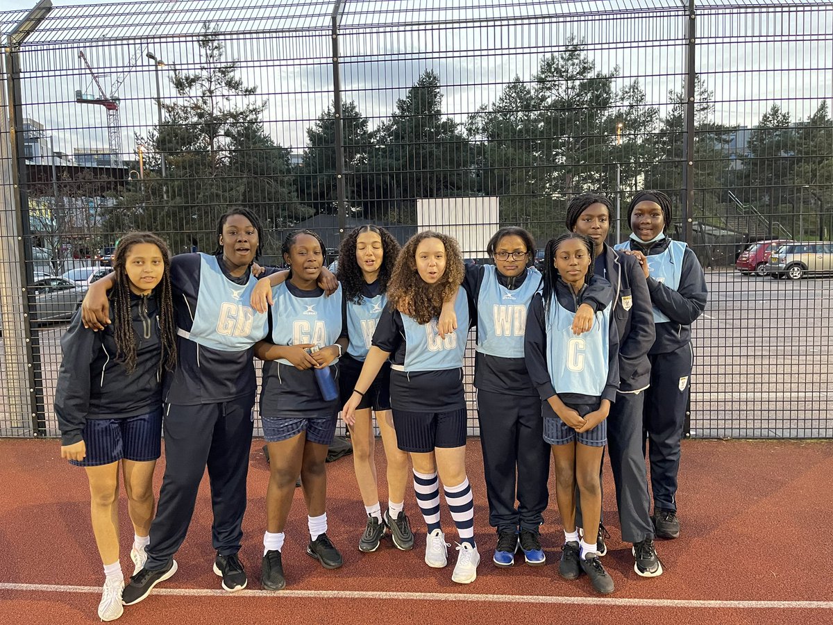 ChobhamacadPE's tweet photo. A big congratulations to our @chobhamacademy year 7s for winning their first #netball game against Eastlea 5-1! 
The year 9s also had a brilliant start to the season. https://t.co/yDb8a6TJ3U