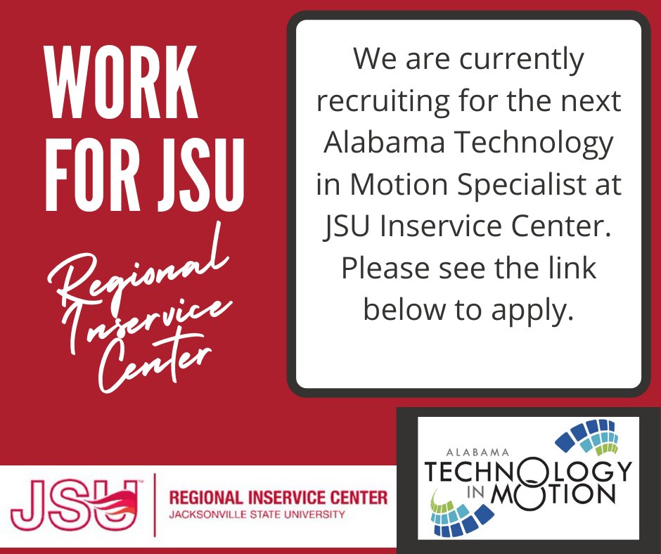 Follow this link to apply: careers.jsu.edu/cw/en-us/job/4…
