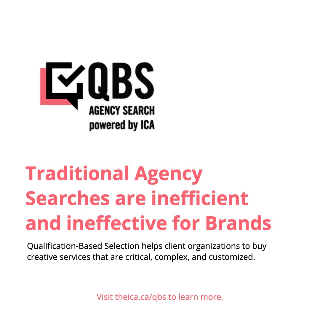 ICACanada's tweet image. Innovation is rarely about technology. Innovation is typically about doing things better and is always rooted in better process. 

Learn more about QBS here: theica.ca/qbs

#marketingprocurement
#agencyvalue
#qualificationbasedselection
#customcomplexcostly