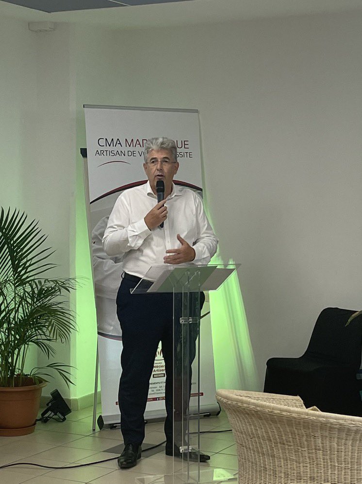 ThierryKergall's tweet photo. Aujourd'hui j'ai eu le plaisir de remettre le prix "Artisan Digital" de #Martinique en présence de @fabiennedulac et du Président de la Chambre des Métiers et de l'Artisanat @henrisalomon Félicitations aux lauréats ! https://t.co/YOdn6RFtgT