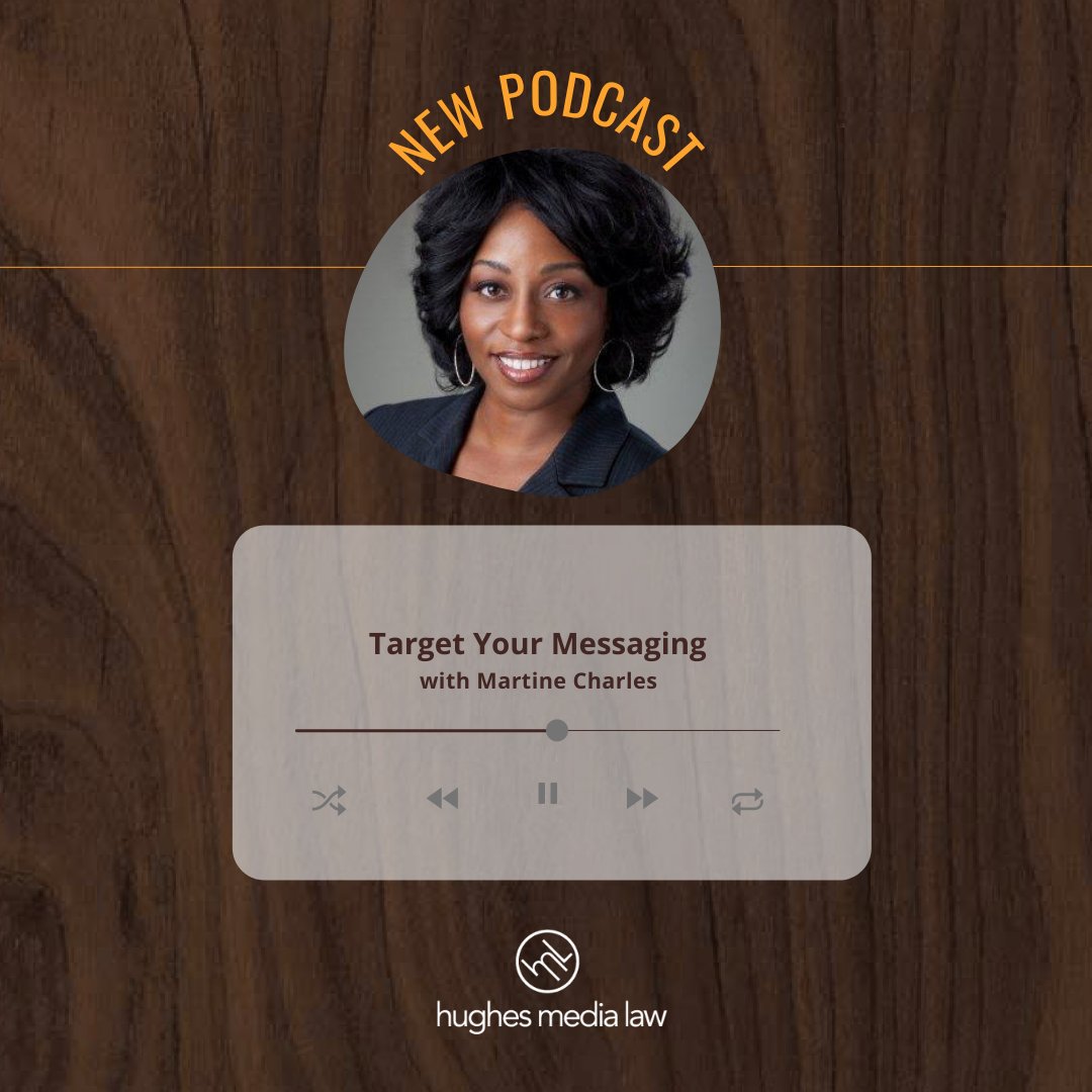 Know thy brand and target your messaging is Martine Charles mantra to get your message out there. Listen here: cstu.io/11f2b0