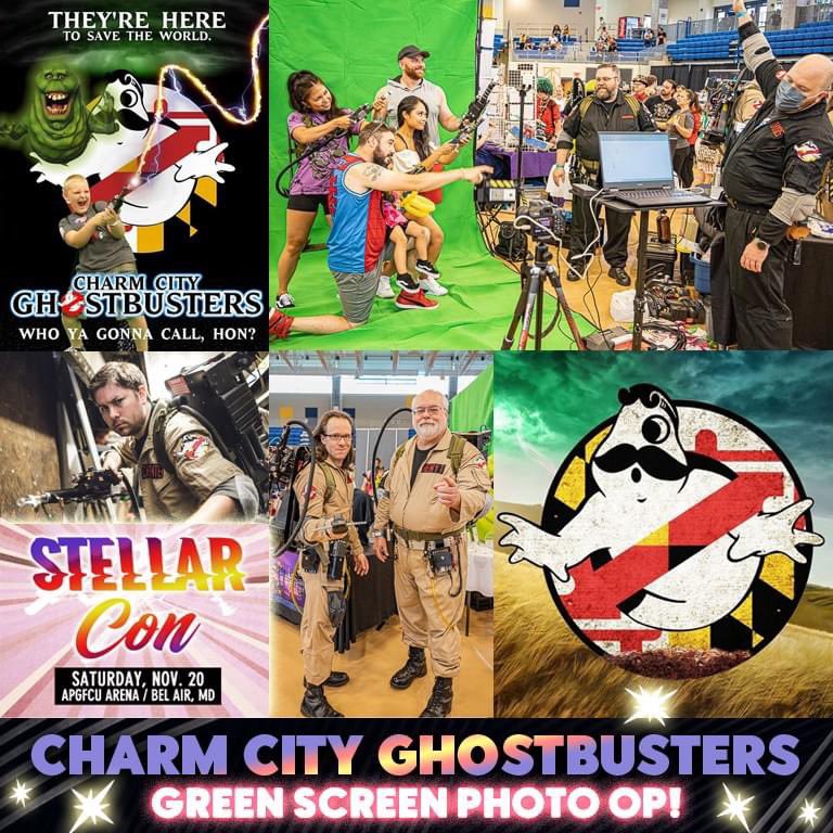 WHO YA GONNA CALL? #CharmCityGhostbusters that’s who! Join them at their awesome photo booth THIS SATURDAY!
Tickets: stellar-con.com
#StellarCon
#TranscendentEvents
#YouBelongHere