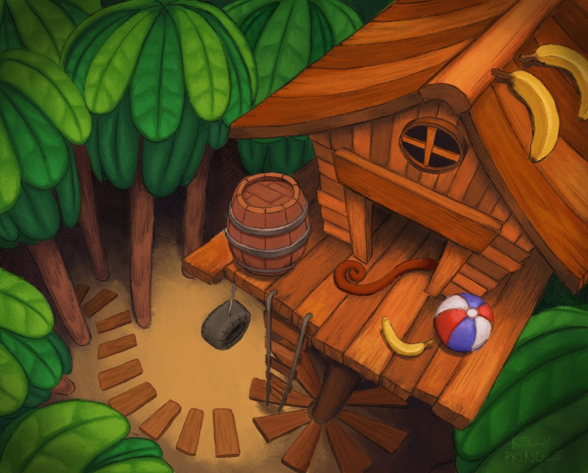 battersalmanac's tweet photo. One of my favorite illustrations for this year’s calendar is the Donkey Kong Country-inspired peace. #DonkeyKongCountry https://t.co/x7jXReCMPZ