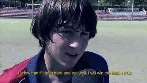 Kharlerh's tweet photo. Lionel Messi tips on how to win the Ballon d'or 😂😂 https://t.co/vtZOj3A9LV