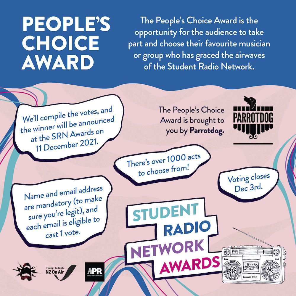 Voting for the People's Choice Award (brought to you with help from @Parrotdog) is now open!

🔗 forms.gle/83KDAR5poxiCHf…

Click the link to to select your favourite musician / band
of the year from the list below.