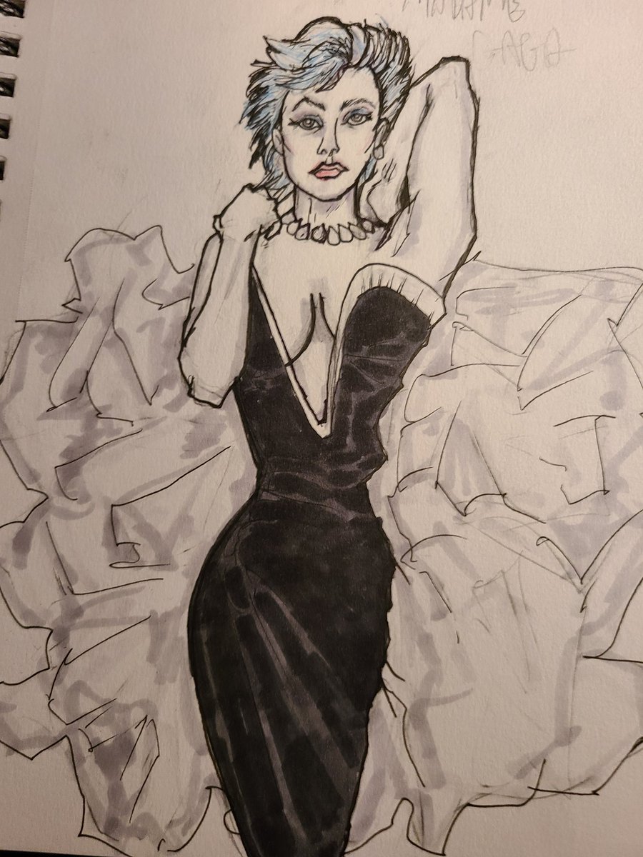I drew a picture of <a href="/ladygaga/">Lady Gaga</a> why not?
