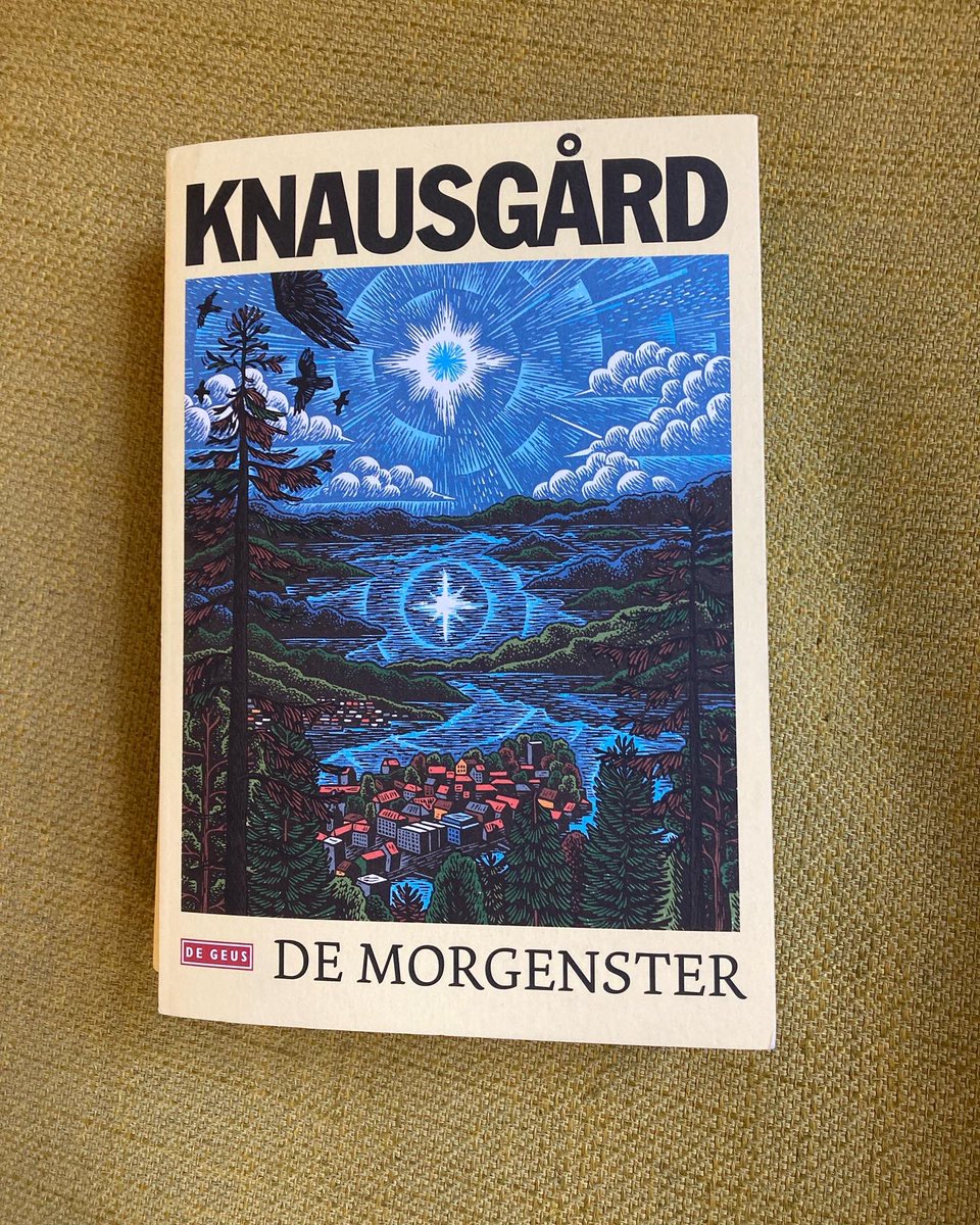 Dubbelmono's tweet photo. Duister (niet voor niets 666 pagina’s) maar prachtig, elk personage laat het menselijk tekort zien en dus vintage Knausgård. Bonuspunten voor de wonderschone vormgeving van @rouwhorstvanroon en de omslagillustratie van @janhams . #knausgård #uitgeverijdegeus #janhamstra https://t.co/erzEzz0OXb
