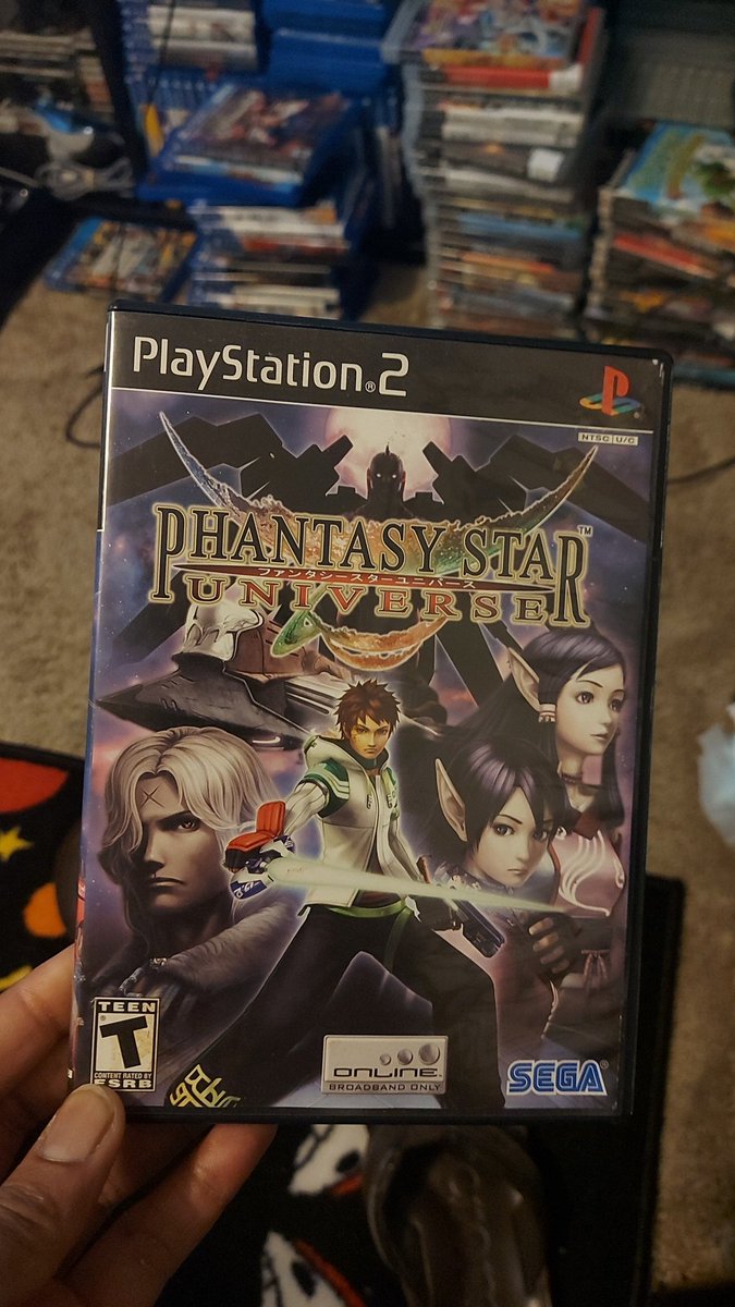 PJMARS9's tweet photo. New game I'm a huge fan of #fantasystar #sega #segagames #videogames #ps2 #playstation2 https://t.co/LY8HoFuPEn