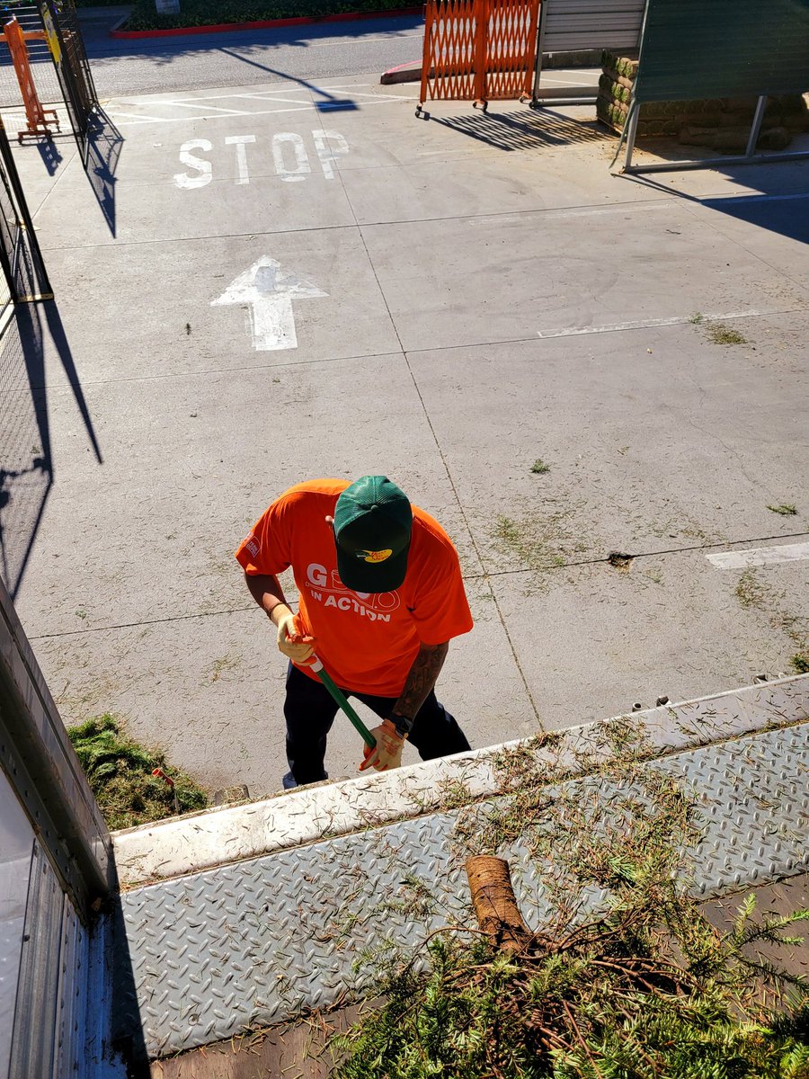 DectG's tweet image. First Christmas tree truck of the year. 900+ unloaded and ready Hillsdale Strong #1009Hillsdale #pacnorthproud