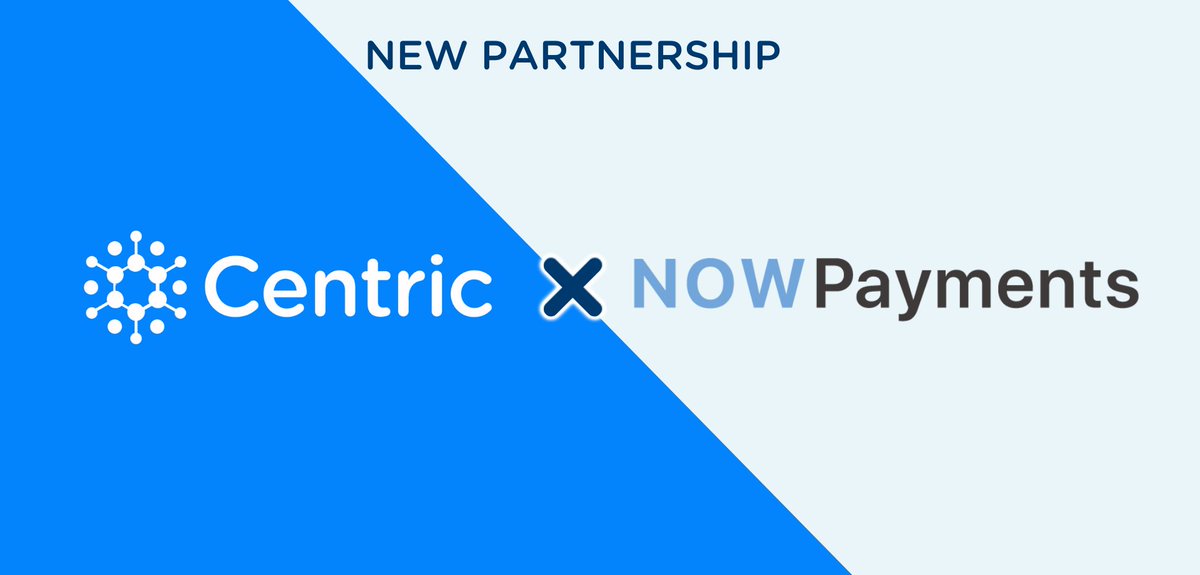 Cryptocurrency Payment Gateway NOWPayments Adds Support for $CNS! Centric’s partnership with @NOWPayments introduces new options for businesses to incorporate Centric Swap through e-commerce plugins, API integration, and mass payments. 

Read more: finance.yahoo.com/news/cryptocur…