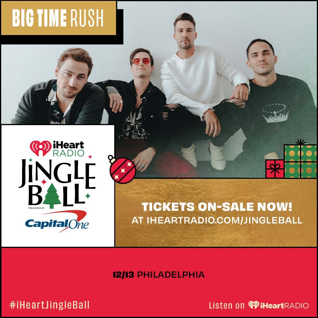 IT’S OFFICIAL 
We’ve been added as the special guest at Jingle Ball Philly!!!

Final tickets are still available so make sure to grab them while they last 
ihr.fm/Q102PhillyJing… 
 
Can’t wait to be with you all very soon! 
#Q102JingleBall