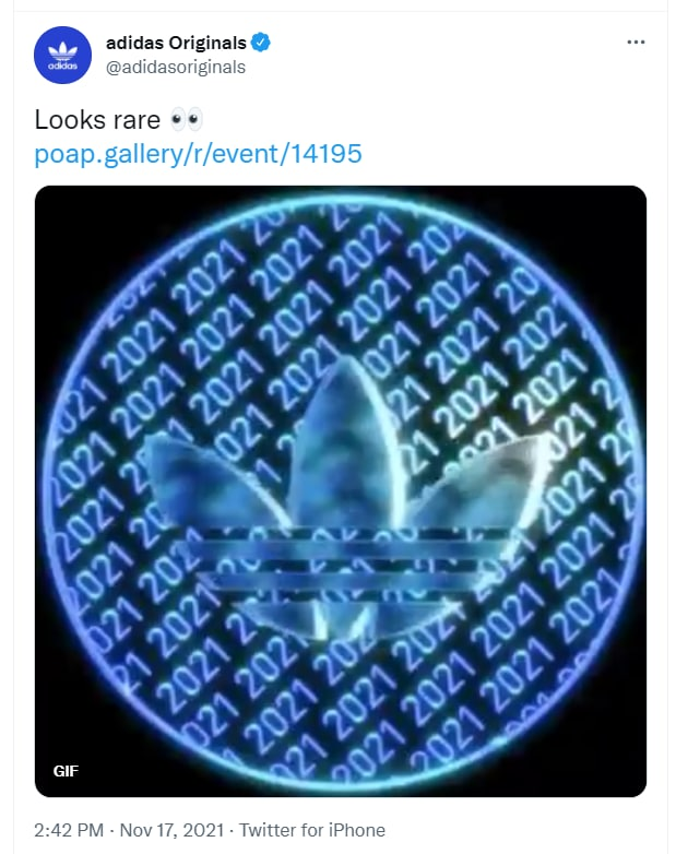 CryptoBTC_Chris's tweet photo. If the MOST EXPENSIVE adidas shoes are only $11k (Chanel &amp; Pharrel Collab made by #adidas).. 

What will the first #adidas #NFT be worth? https://t.co/rNlXIqwmwL