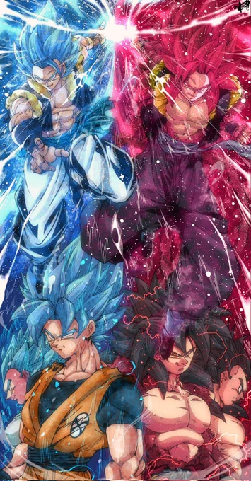 ---ドラゴンボールヒーローズ11周年---
～究極のW合体戦士～
『俺は孫悟空でもベジータでもない!俺は貴様を倒す者だ!!!!』

#ドラゴンボール #イラスト 