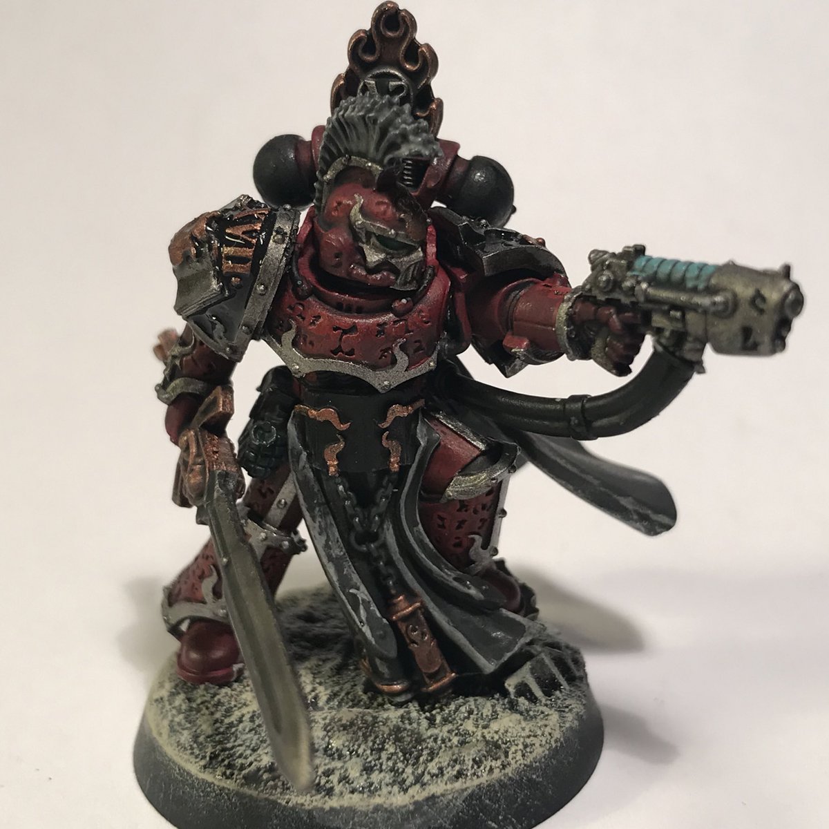 Vulkans_Forge's tweet photo. And there we have it folks! Part 2 of the #PraetorProject with the #WordBearers on show! π Iβm absolutely over the moon with the final thing π #Warmongers #WarhammerCommunity #PaintingWarhammer #PaintingForgeworld #Praetor #NoLongerAWIP https://t.co/8Ot2xpnwL5