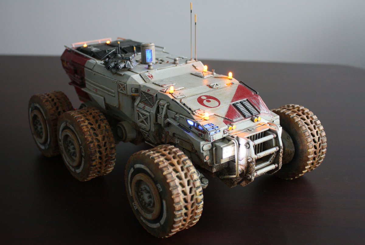 BBIgames's tweet photo. #FanArtFriday super detailed 3D print &amp; hand painted SJet Baserunner by Keyojimbo on Steam!

See the full album and some of the WIP breakdown here: ➡️https://t.co/IK2QsigwhM https://t.co/5t0YjpsdxH