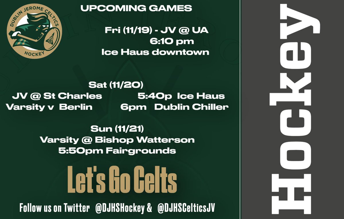 Dublin Jerome Hockey tweet media
