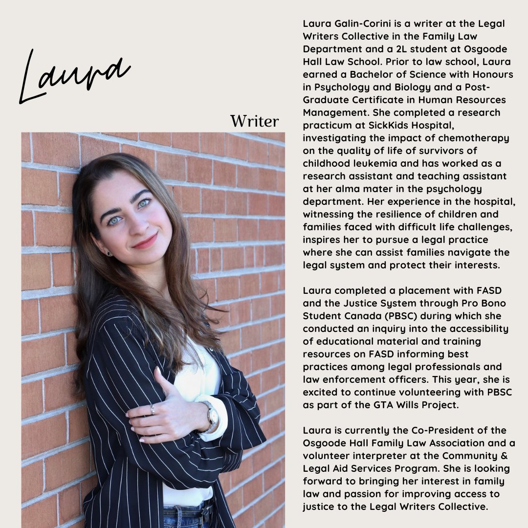 Law_Collective's tweet photo. We're finally ready to introduce you to LWC’s newly formed Family Law Department lead by @sarah_durcikova featuring @hayley_abma, @acl_wyse
and Laura! Click to learn more about each one of our amazing writers and editors! https://t.co/D8JCvfIJCc