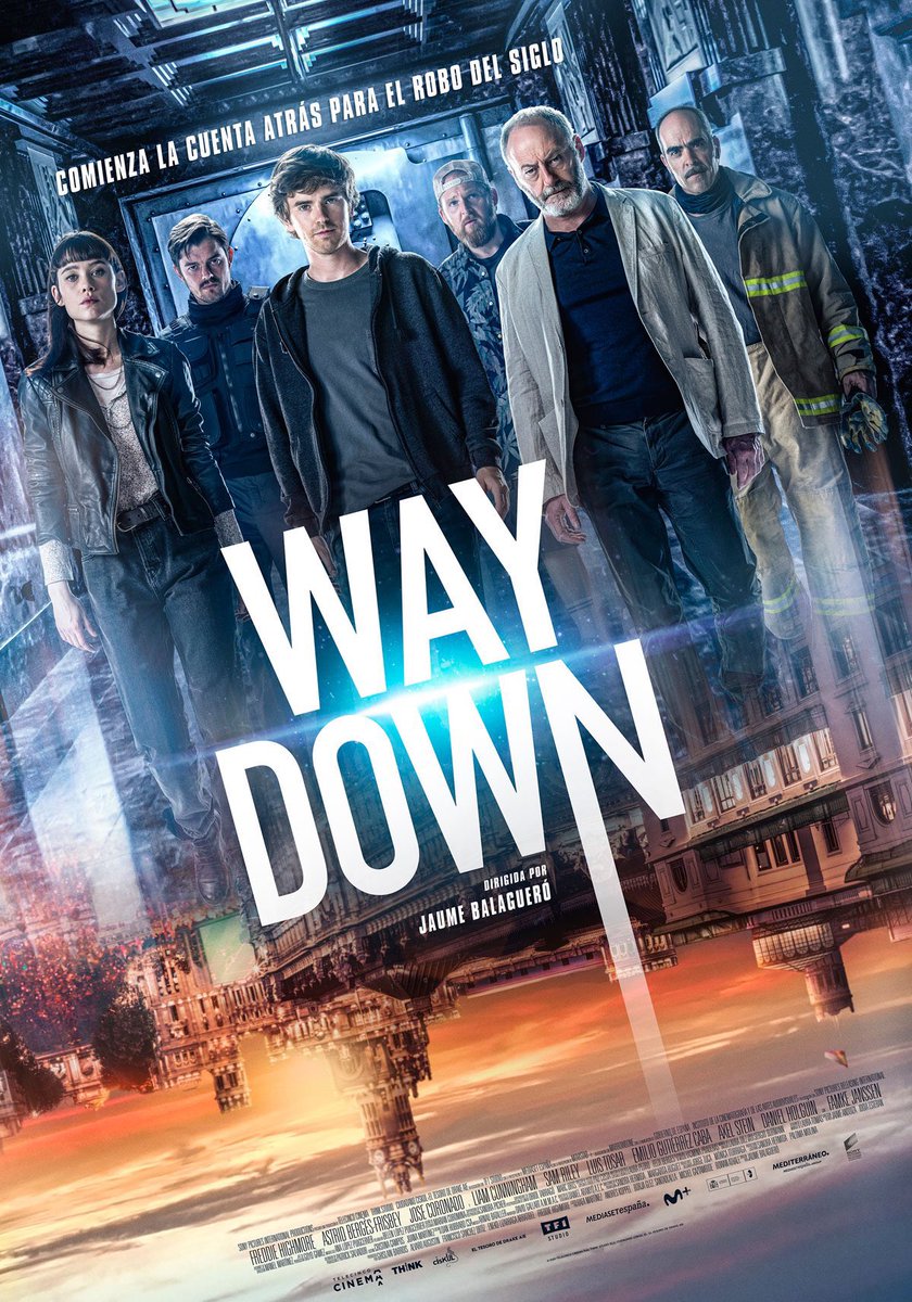 Acabo de ver <a href="/waydownmovie/">Way Down</a> y es un peliculón de acción, con muy buenas interpretaciones, un guión redondo y Madrid demostrando una vez más ser una #ciudaddecine 🎬🖤 
Enhorabuena, <a href="/jbalaguero/">Jaume Balagueró</a> 👏🏼👏🏼