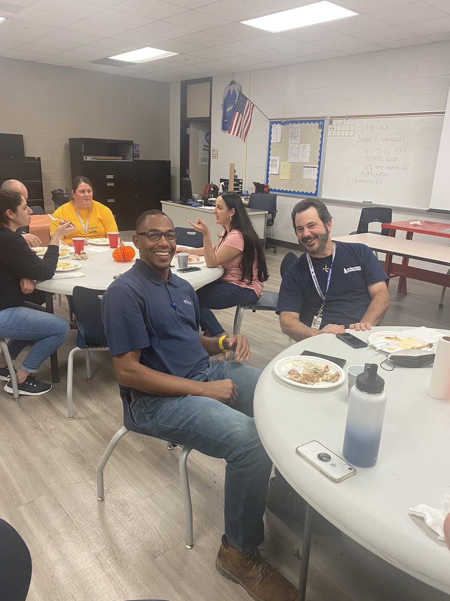 KHS CTE &amp; Friends luncheon was today and we gobbled until we wobbled. Great food and great friends. Thank you Brett Jolly for being a fabulous host. <a href="/HumbleISD_KHS/">Kingwood High School</a> <a href="/HumbleISD_CTE/">Humble ISD CTE</a>
