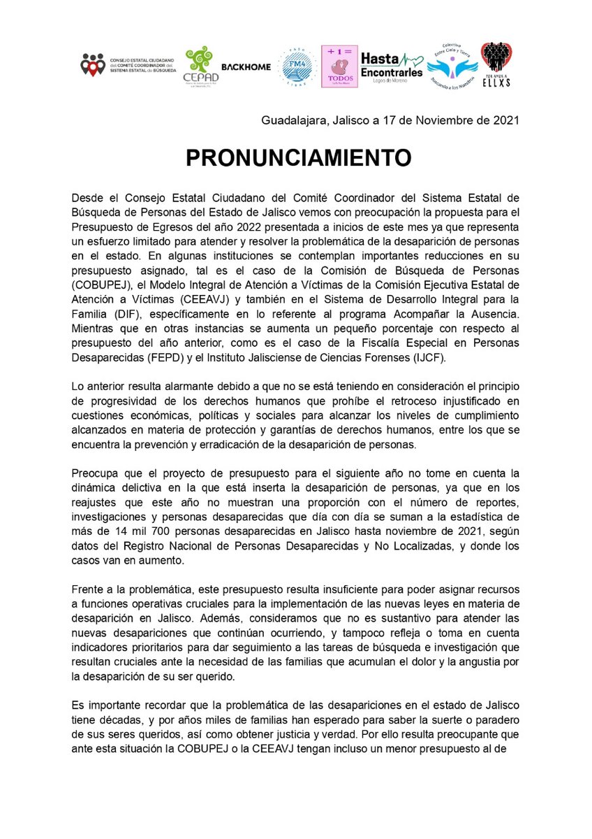 Consejo Ciudadano de Búsqueda Jalisco tweet media