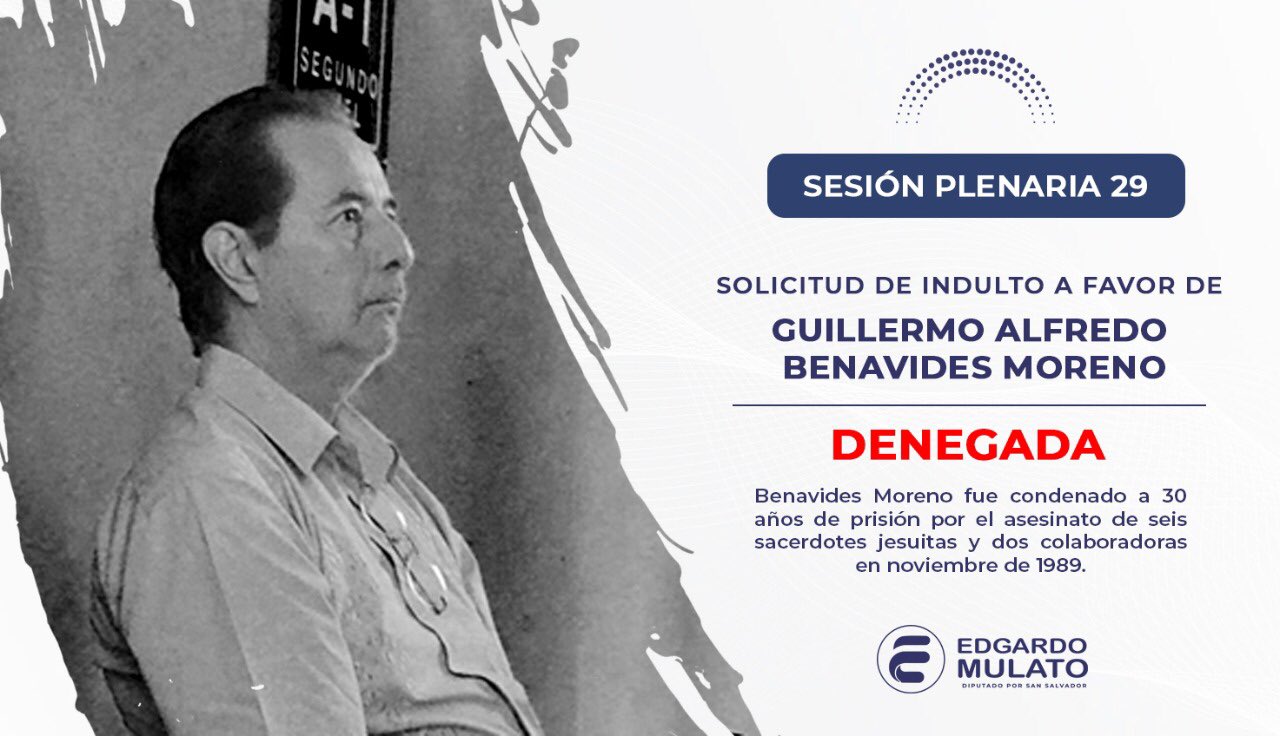 Edgardo Mulato on Twitter "Hemos 𝗗𝗘𝗡𝗘𝗚𝗔𝗗𝗢 la solicitud de indulto del