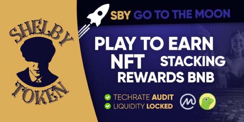 BarbyCrypto's tweet photo. 🚨 ALERT 🚨

🔥🔥 SHELBY TOKEN $SBY 🔥🔥
@shelbytokenio

The goal is to be a reference for the world of arcade games and entertainment fans.

✅ Audit is done
👏 Listed on CMC and CG
💪 Massive marketing
🎲 NFT game and casino is in development

TG: https://t.co/dZS620XHtw https://t.co/wbsi3evFkL