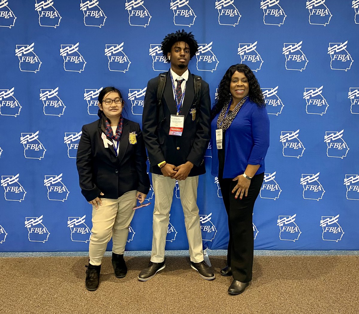 JulissaForbes's tweet photo. MHS representing at 2021 FBLA Fall Leadership Conference, Athens @AntonioMattox2 @MHS_WarHawks @Rhodes2EDU @DrCrysWilliams @CoachMikalUwood https://t.co/vh4o1RGp8r