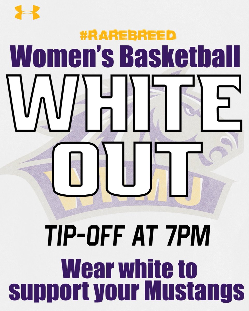 Wear WHITE to show support tonight at our Women’s Basketball game. Students, don’t forget to sit in the student section! 

#RareBreed