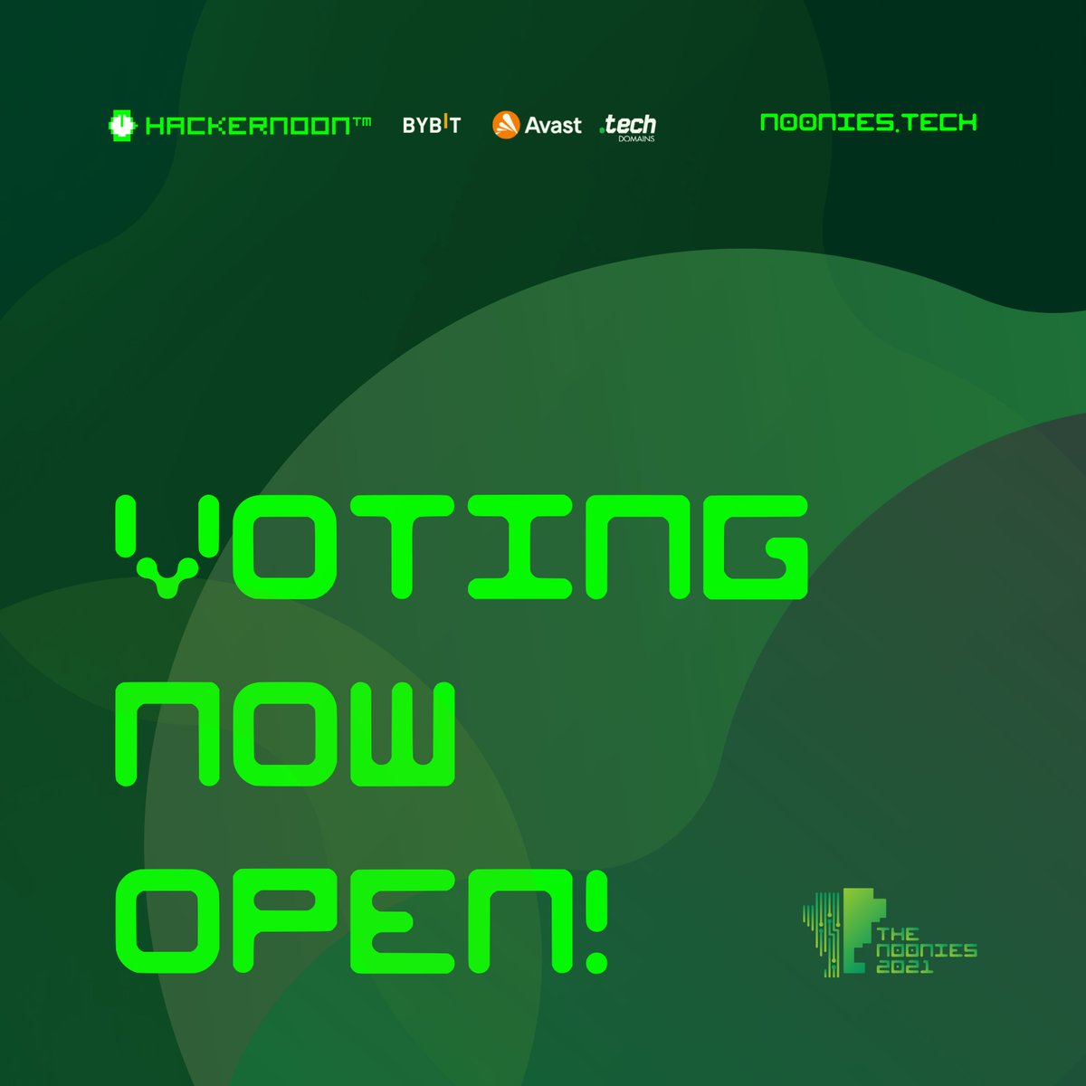 hackernoon's tweet image. 🔥 Voting for the 2021 HackerNoon #Noonies2021 Awards is OPEN! 

😎 Winners receive a 5-year standard registration for a .tech domain and a free Avast subscription.

🤑There are also $5000 worth of cash prizes to be claimed!

hackernoon.com/voting-for-the…