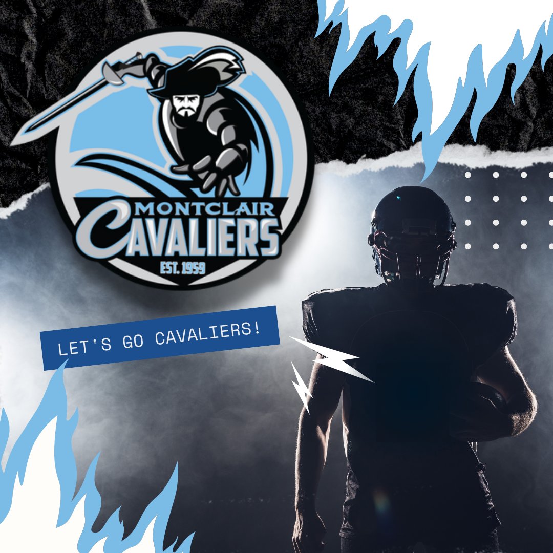 CityofMontclair's tweet image. Mayor Dutrey has declared Friday, November 19, 2021, Montclair High School Cavaliers Football Day in the City of Montclair.

This Friday, wear MHS colors to support our Varsity Football Team as they take on the South Pasadena Tigers!
💙🏈🤍🏈🖤

@mhscavfootball

#Cavaliers #MoHi