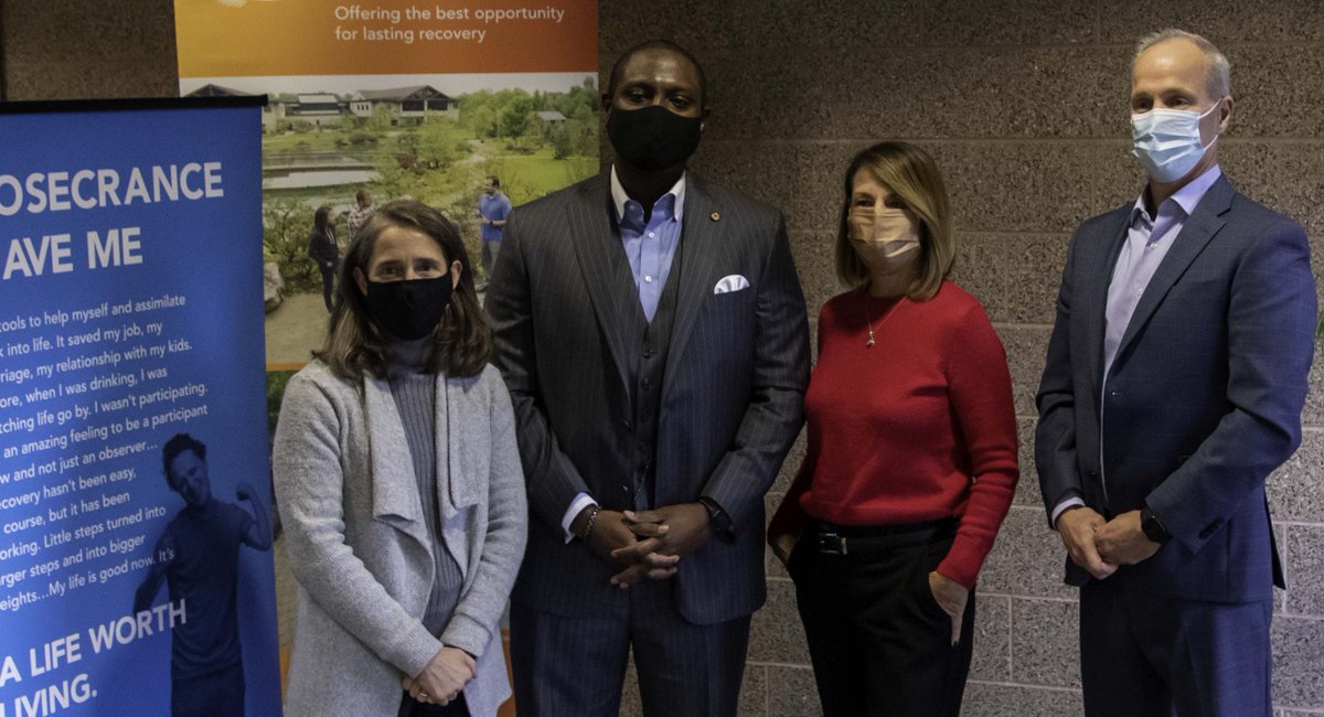 Rosecrance's tweet image. Honored to host Illinois Mental Health &amp;amp; Addiction Committee members at our Rosecrance Griffin Williamson Campus. The visit focused on behavioral health care needs, the adolescent continuum of care, treatment services, and challenges statewide. #twill