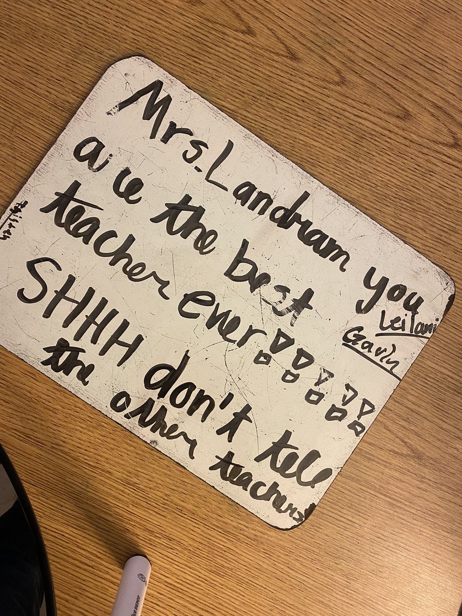 My why. We all know this job isn’t always easy. But it’s the little things that keep us going. Found mine after she left today. #MyWhy #FabulousFourth #FESEagles @FEScomal