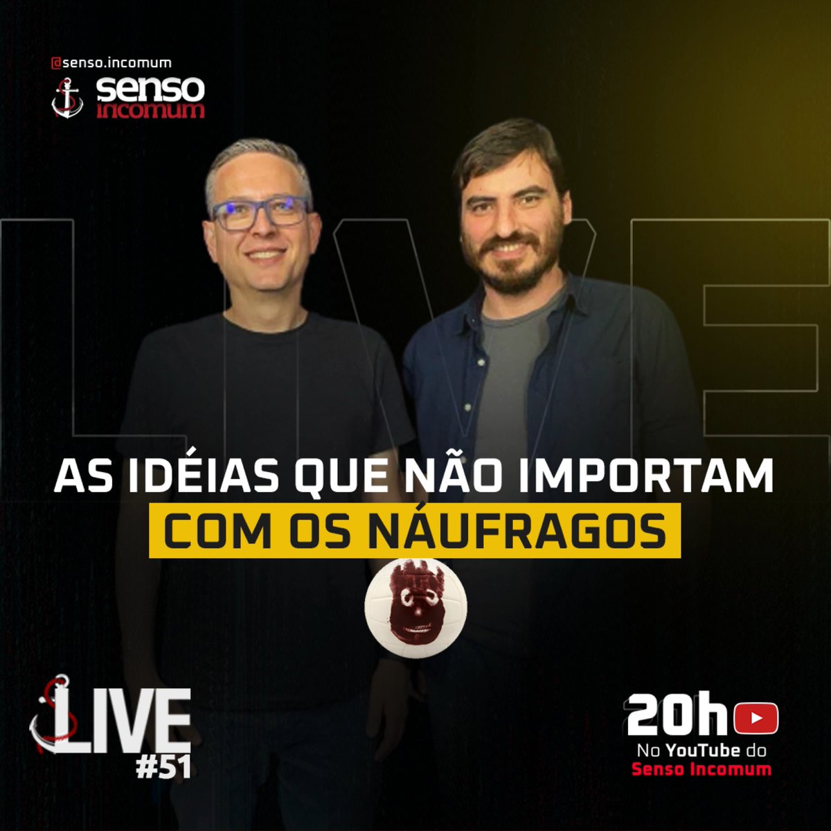 sensoinc's tweet photo. Amanhã fará 1 ano que o Senso Incomum inaugurou uma nova era na comunicação e abrilhanta as noites de quarta-feira do seu ecrã!
Nada melhor do que comemorar esta efeméride com o símbolo maior do nosso sucesso: o naufrágio!
👇 https://t.co/ssAdrbKHcv