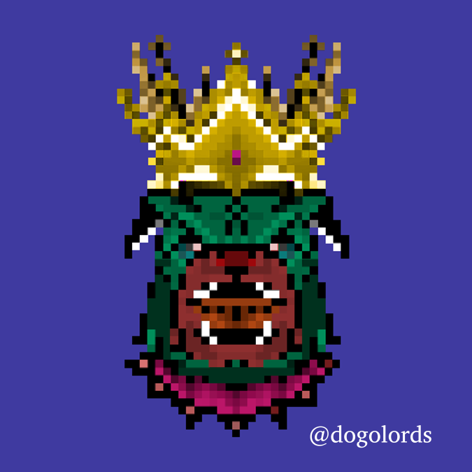 dogolords's tweet photo. Dogo Lord 9908 is a magnificent beast. He thrives in combat, putting his entire heart and soul into each swing of his sword. 

"It's your lucky day if you have time to look me in the eye before you die," he says.

#opensea
#NFTproject
#cryptoart
#openseaart
#openseanfts
#nftart https://t.co/d8FqE7yeQN