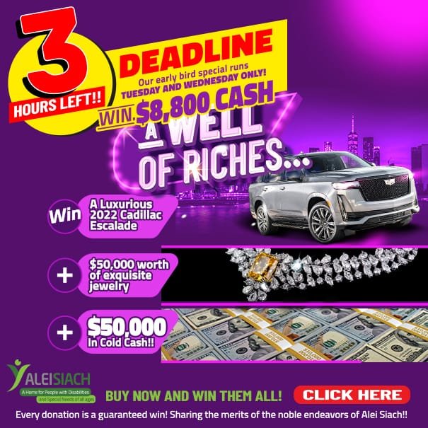 MusicOnTime's tweet photo. 3 Hours ONLY!!!

Early bird special runs Tuesday &amp; Wednesday only!

WIN $8,800
+ The Escalade!!
+ $50,000 Jewelry!!
+ $50,000 Cash!!

https://t.co/nrBgJQD8bQ https://t.co/mpTZRMctlY