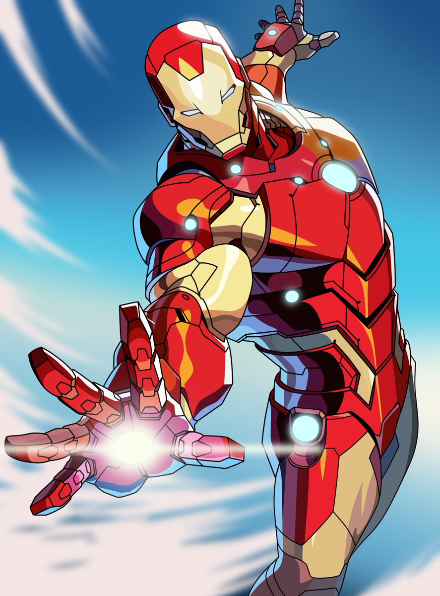 sharkdaw's tweet photo. Je me suis attaquer a du comics ! Que penser vous de ce Iron man ?😄 #ironman #ironmanart #comicsart #comics #ironmancomis #arttraditional #artnumerique #art #Marvel #marvelart https://t.co/P6gs7pqs8P