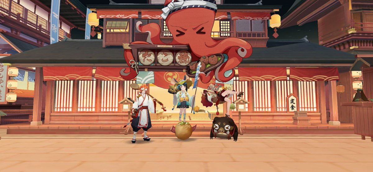 YKracali's tweet photo. The spirits are ready to cook Heian dishes! Come and open up an eatery with me! https://t.co/PdlsqXZ5xy